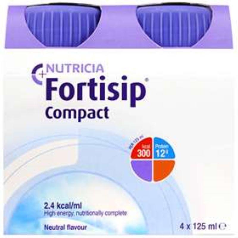 Fortisip Compact Protein Neutral 4x125ml Image 1