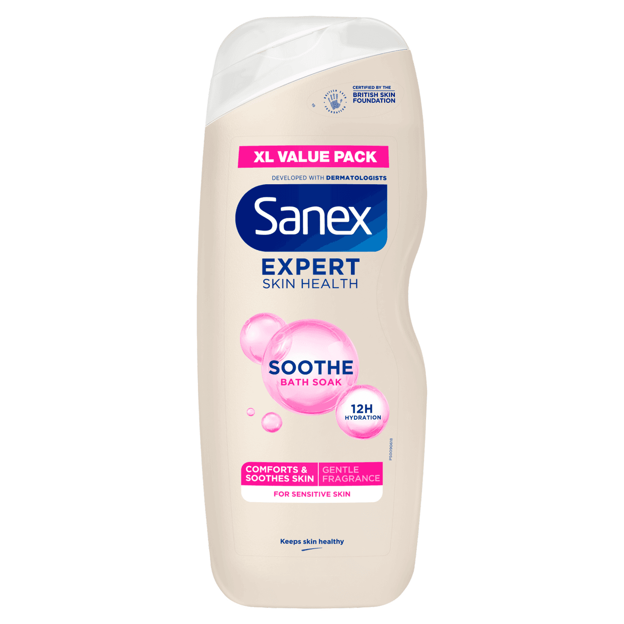 Sanex Bath Foam 570ml Dermo Sensitive Image 1