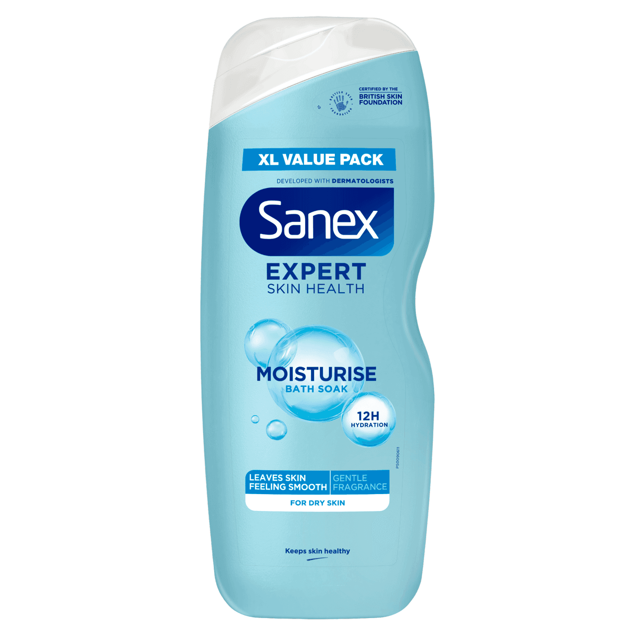 Sanex Bath Foam 570ml Dermo Moisturising Image 1