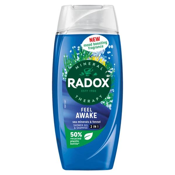 Radox Shower Gel 225ml Feel Awake Image 1