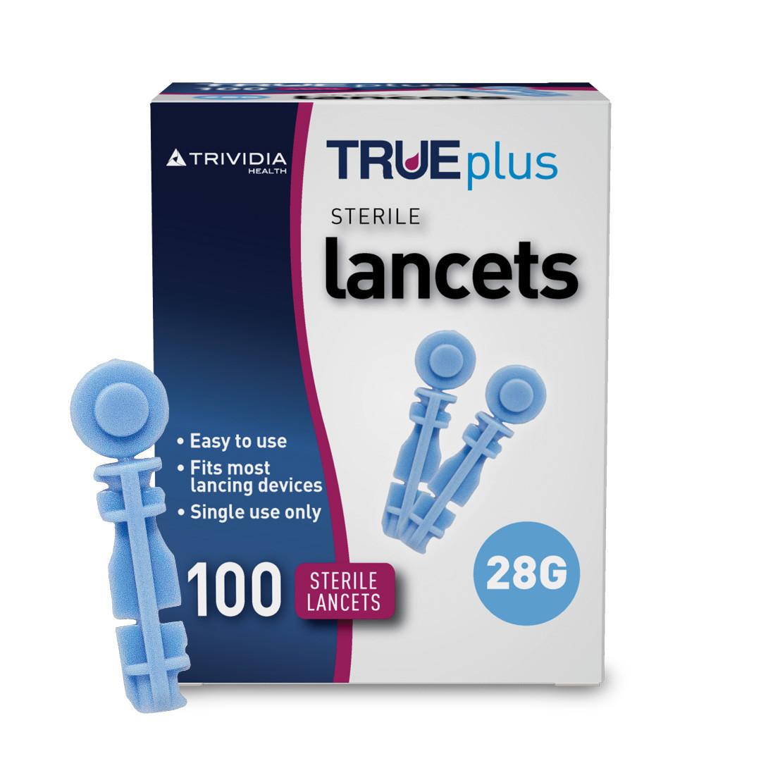 True Metrix Lancets, 28G, 100 Image 1