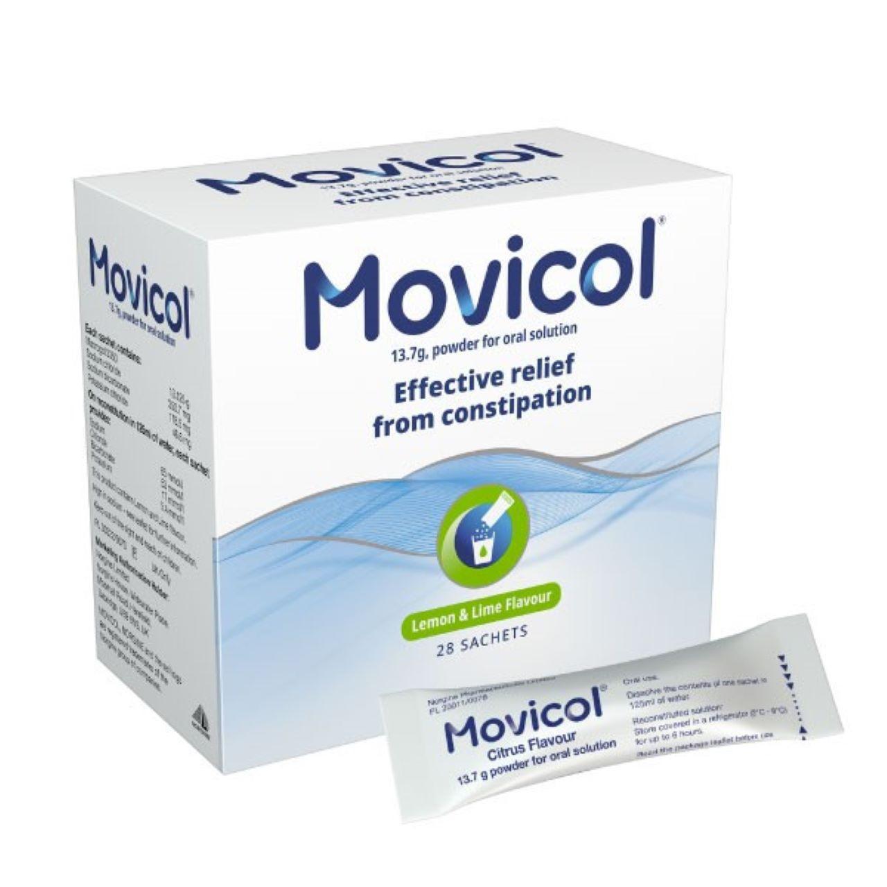 Movicol Lemon & Lime 28 Sachets Image 1