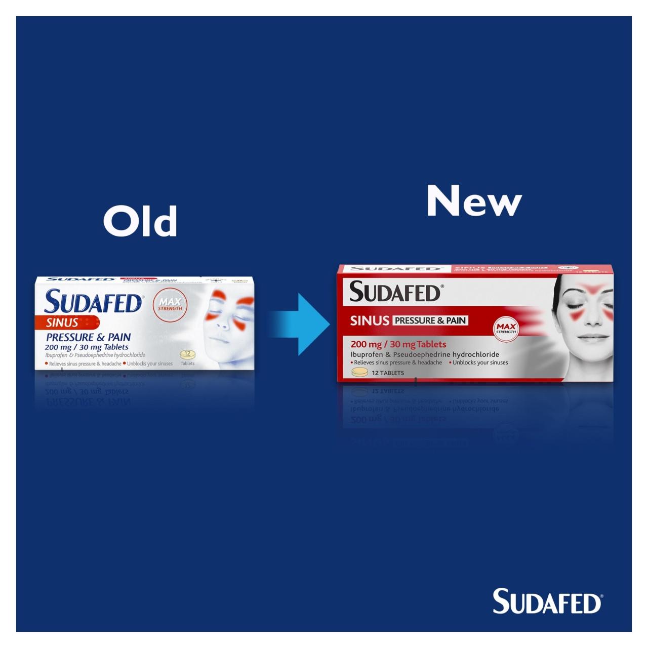 Sudafed Sinus Pressure & Pain 200mg/30mg 12 Film Coated Tablets Image https://cdn11.bigcommerce.com/s-g585yu857h/images/stencil/1280w/products/7655/38560/03574661356167_T62___83779.1788257771.jpg1