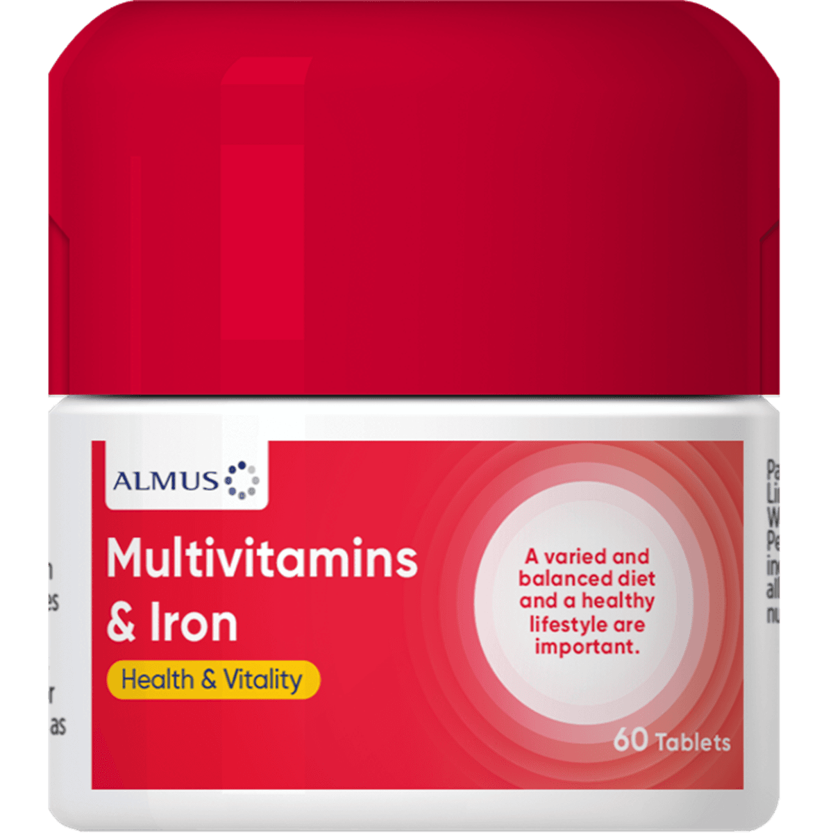 Almus Multivitamin & Iron 60 Tablet Image 1