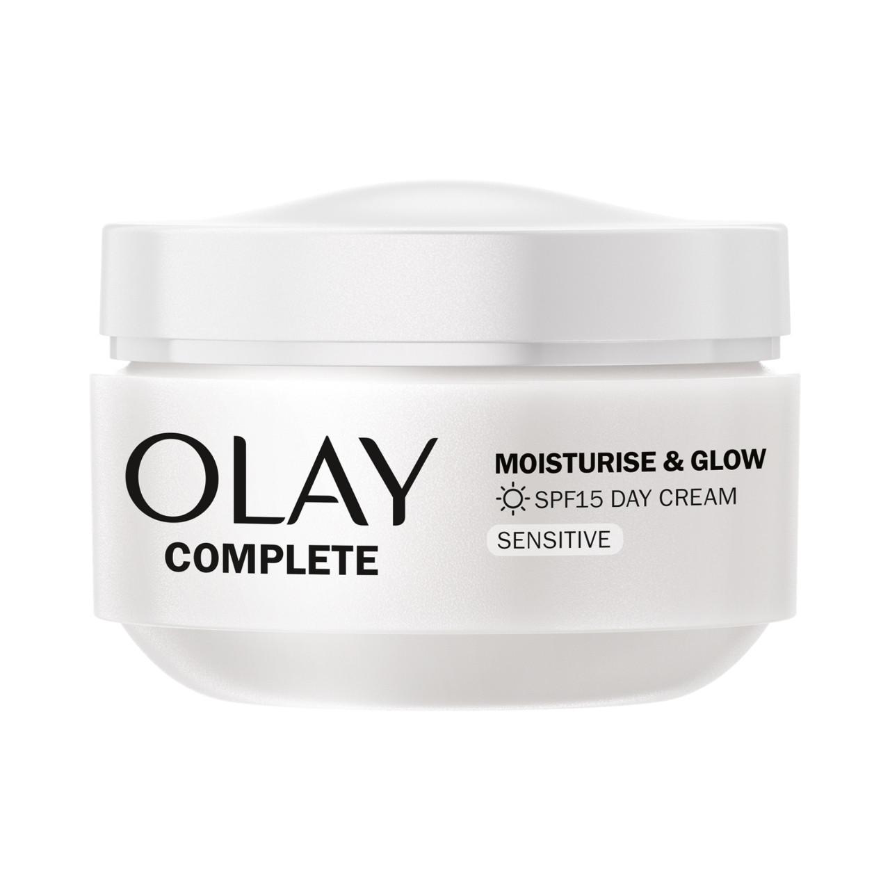 Olay Complete Moisturise & Glow Sensitive Day Cream 50ml Image 1