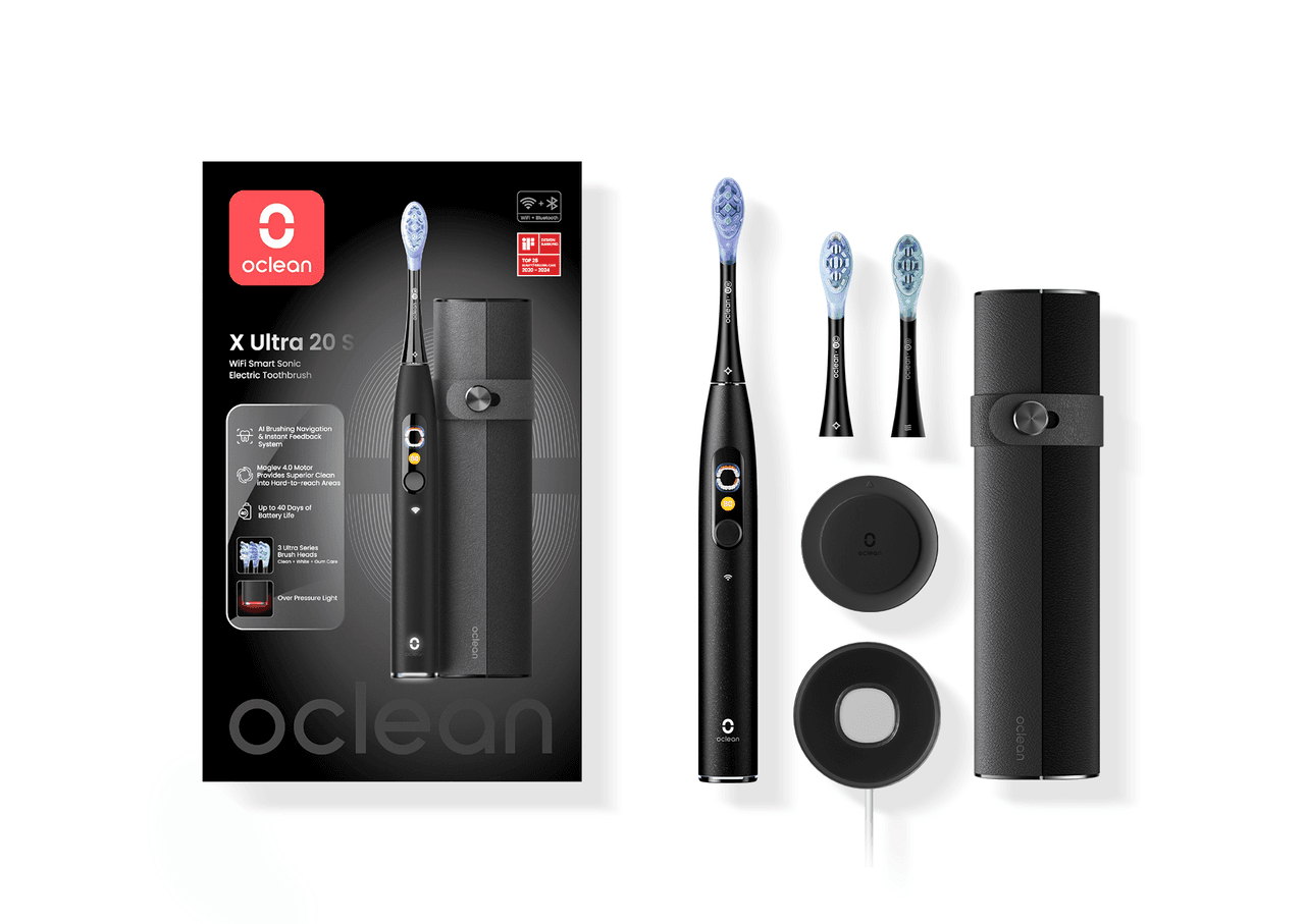 Oclean X Ultra 20 Set Electric Toothbrush Black Image 1