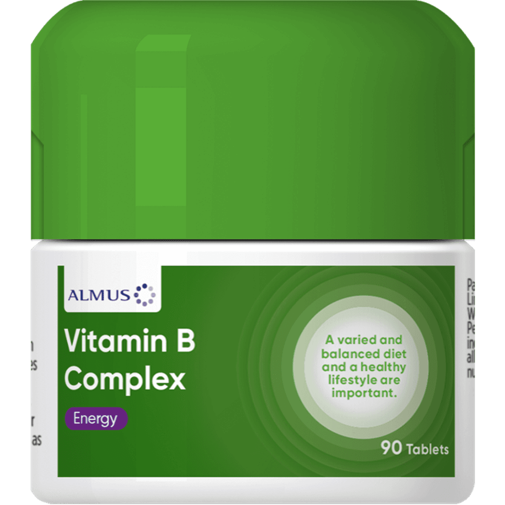 Almus Vitamin B Complex Supplement 90 Tablet Image 1