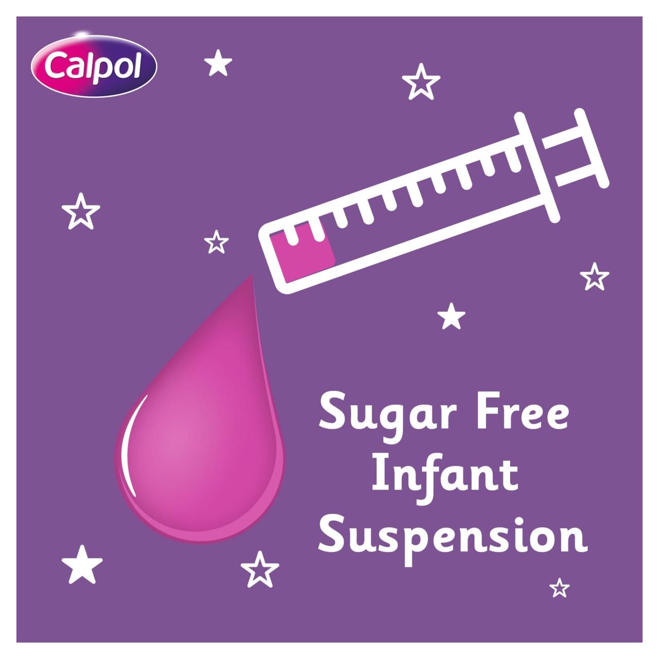 Calpol Infant Suspension Sugar Free Strawberry 100ml Image https://cdn11.bigcommerce.com/s-g585yu857h/images/stencil/1280w/products/7982/38480/05010123722708_T64___85851.1787937150.jpg1