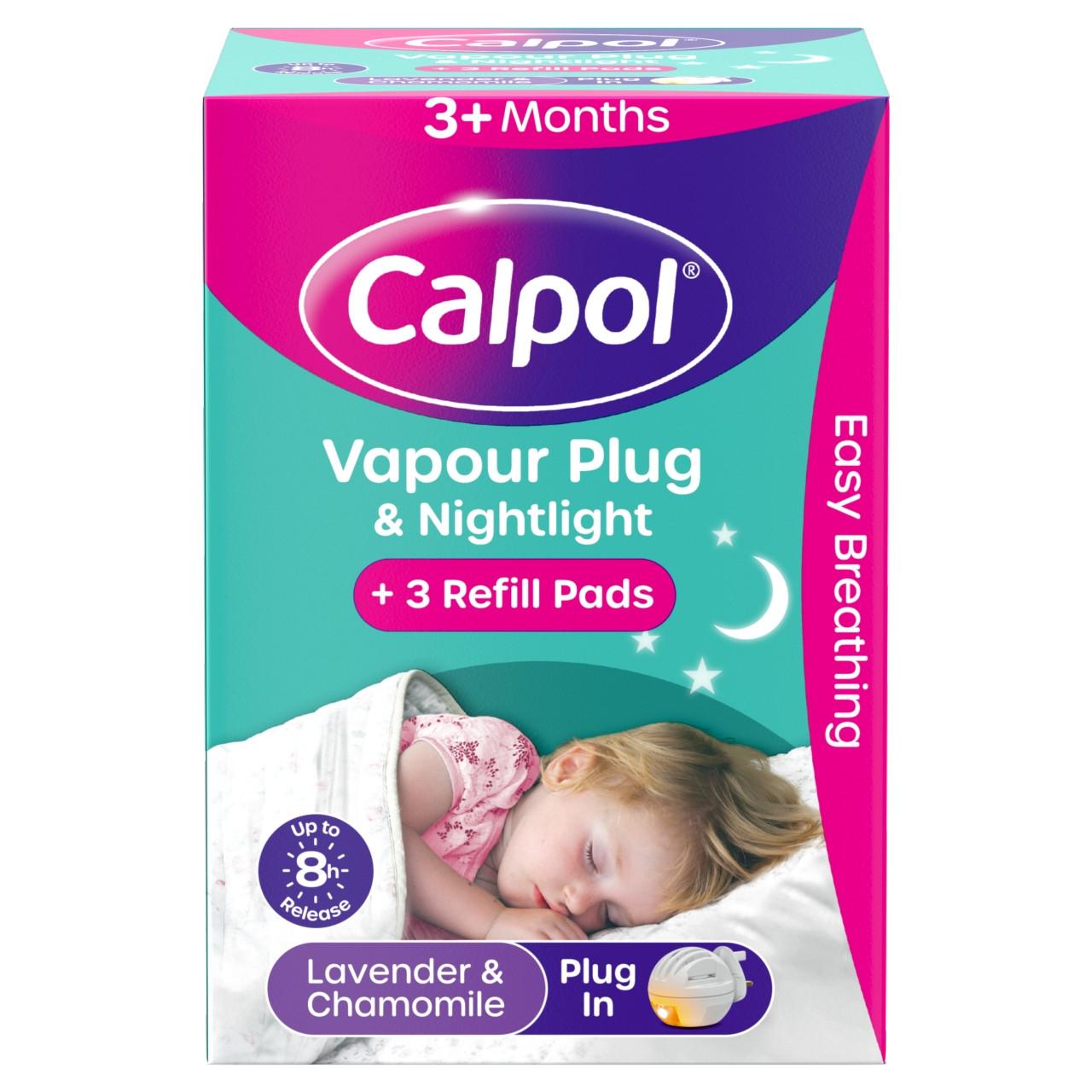 Calpol Orange Soothe & Care Vapour Plug & Nightlight 3+ Months Image 1