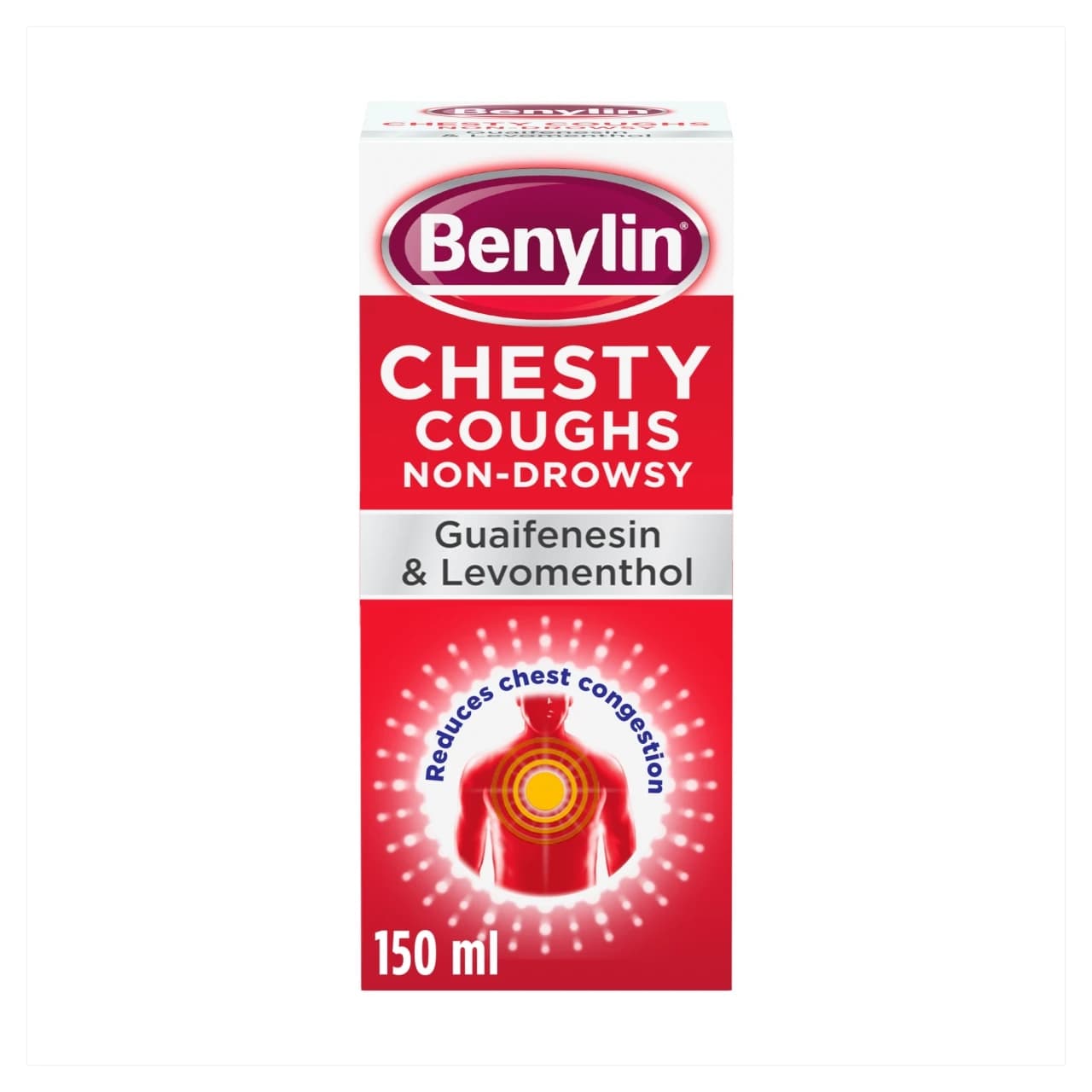 Benylin Chesty Cough Non Drowsy 150ml Image 1