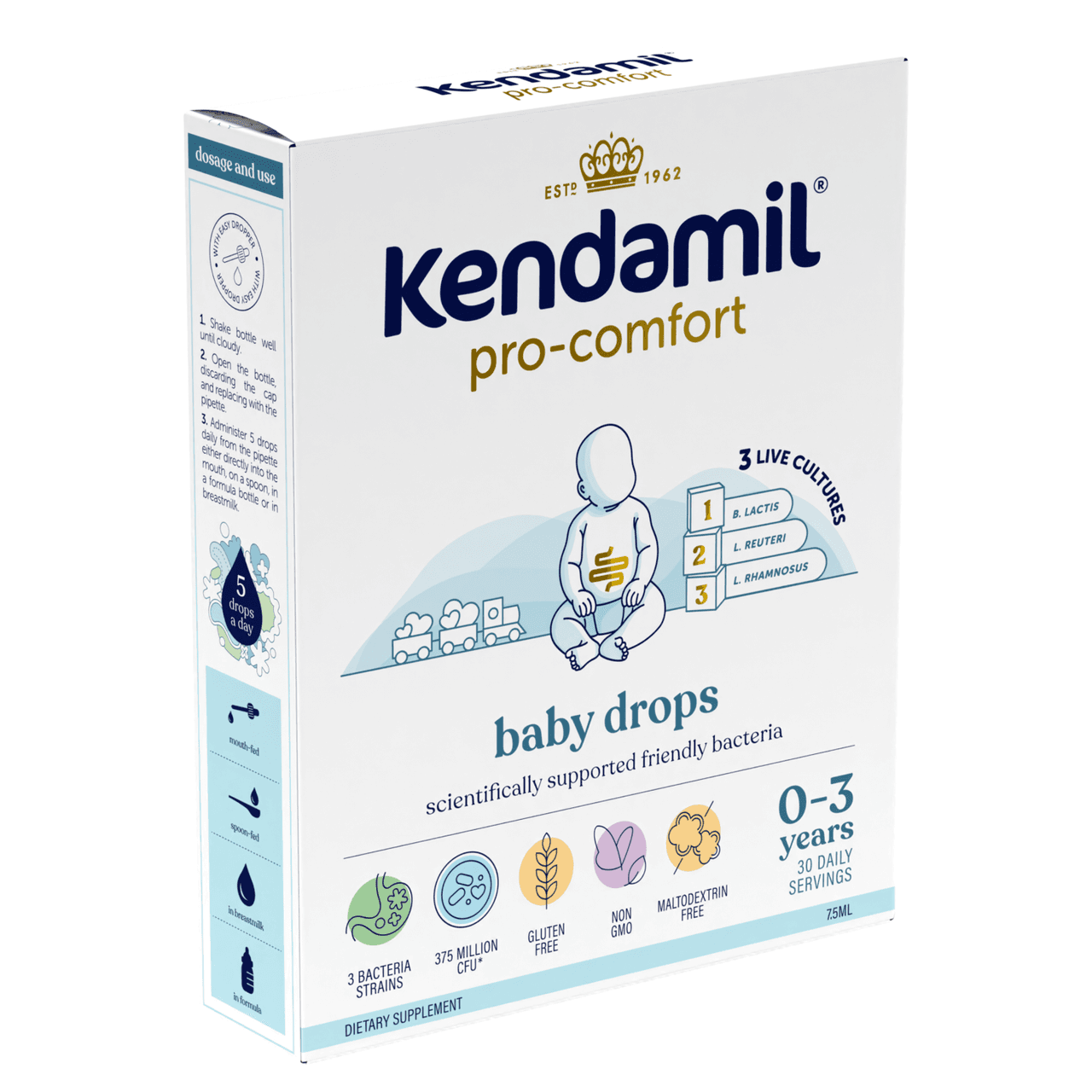 Kendamil Pro-Comfort Baby Drops 7.5ml Image 1