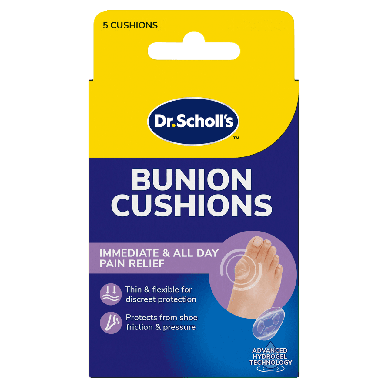 Scholl Bunion Cushions 5 Pack Image 1