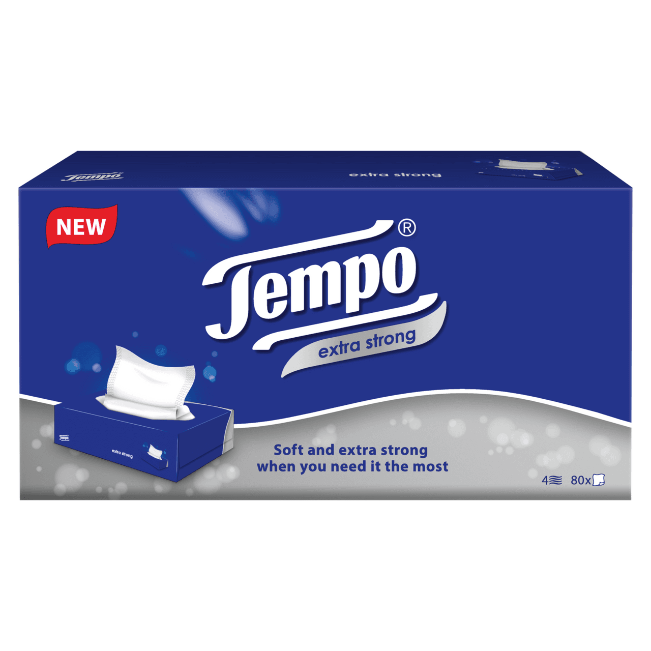 Tempo Extra Strong Tissues 80s Image 1