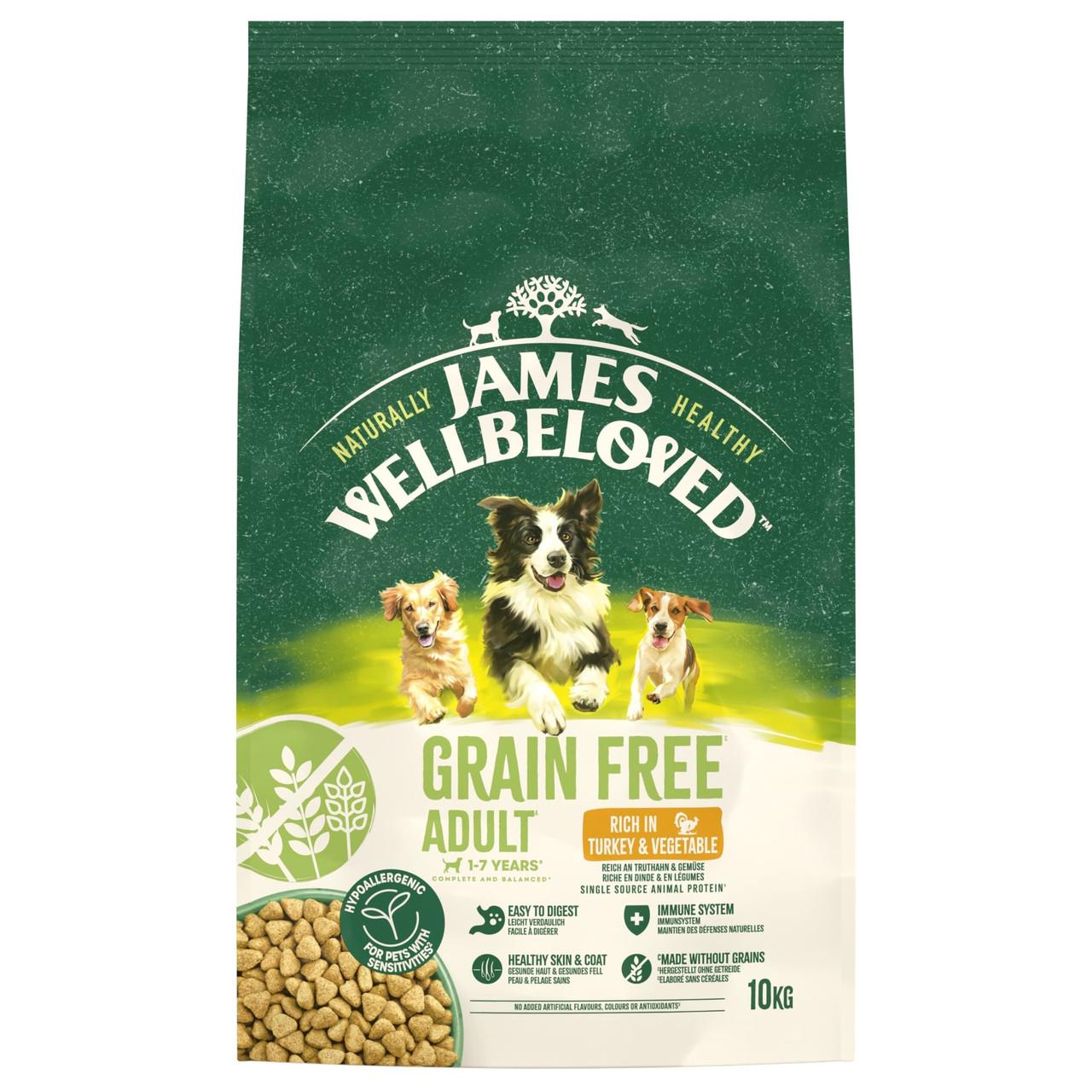 James Wellbeloved Dry Dog Grain Free Adult Turkey & Veg 10kg Image https://cdn11.bigcommerce.com/s-g585yu857h/images/stencil/1280w/products/8739/14933/James-Wellbeloved-Dry-Dog-Grain-Free-Adult-Turkey-%26-Veg-10kg__78795.1748444194.jpg1