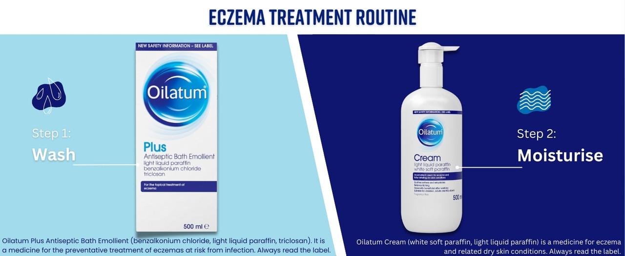Oilatum Plus Antiseptic Bath Emollient 500ml Image https://cdn11.bigcommerce.com/s-g585yu857h/images/stencil/1280w/products/8961/19545/9._eczema_treatment_routine_image___69448.1759161028.jpg1
