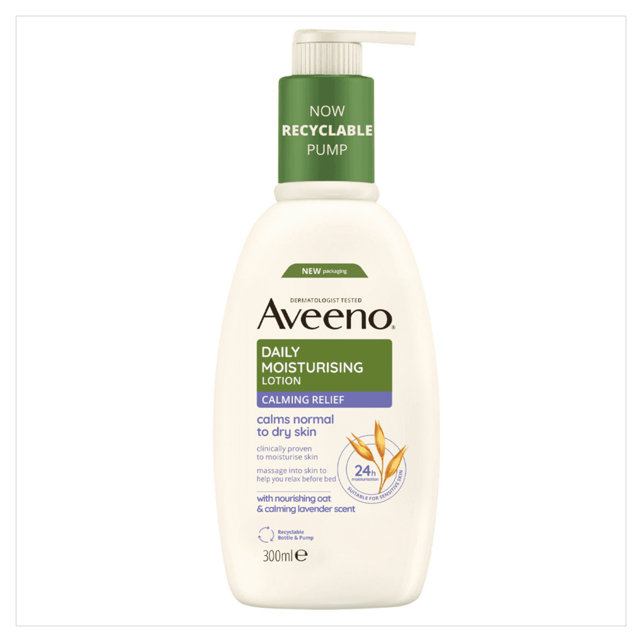 Aveeno Daily Moisturising Calming Relief Body Lotion 300ml Image 1