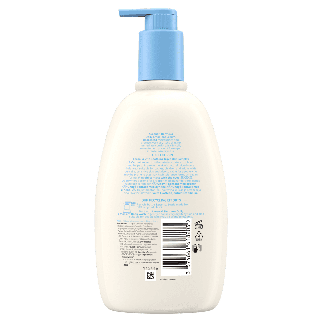 Aveeno Dermexa Daily Emollient Cream Body Lotion 500ml Image https://cdn11.bigcommerce.com/s-g585yu857h/images/stencil/1280w/products/8992/16573/03574661618203_T20__80515.1753713628.png1