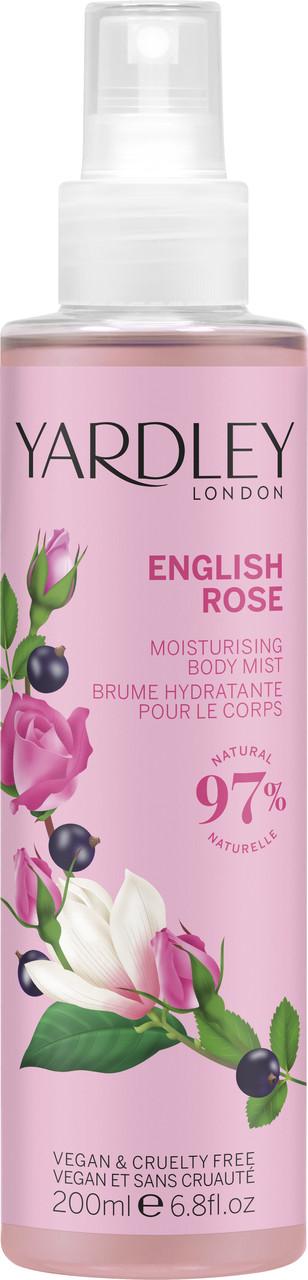 Yardley English Rose Fragrance Mist 200ml Image 1