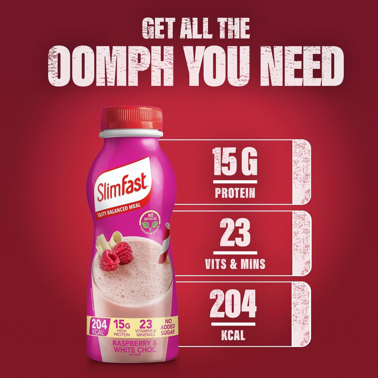 SlimFast Raspberry & White Chocolate Ready to Drink 9 Day Supply 3 Packs Image https://cdn11.bigcommerce.com/s-g585yu857h/images/stencil/1280w/products/9964/16440/Slimfast-Milkshake-Multipack-Bottle-Raspberry-%252526-White-Chocolate__71213__71197.1745416487.1280.1280__95641.1782895462.jpg1