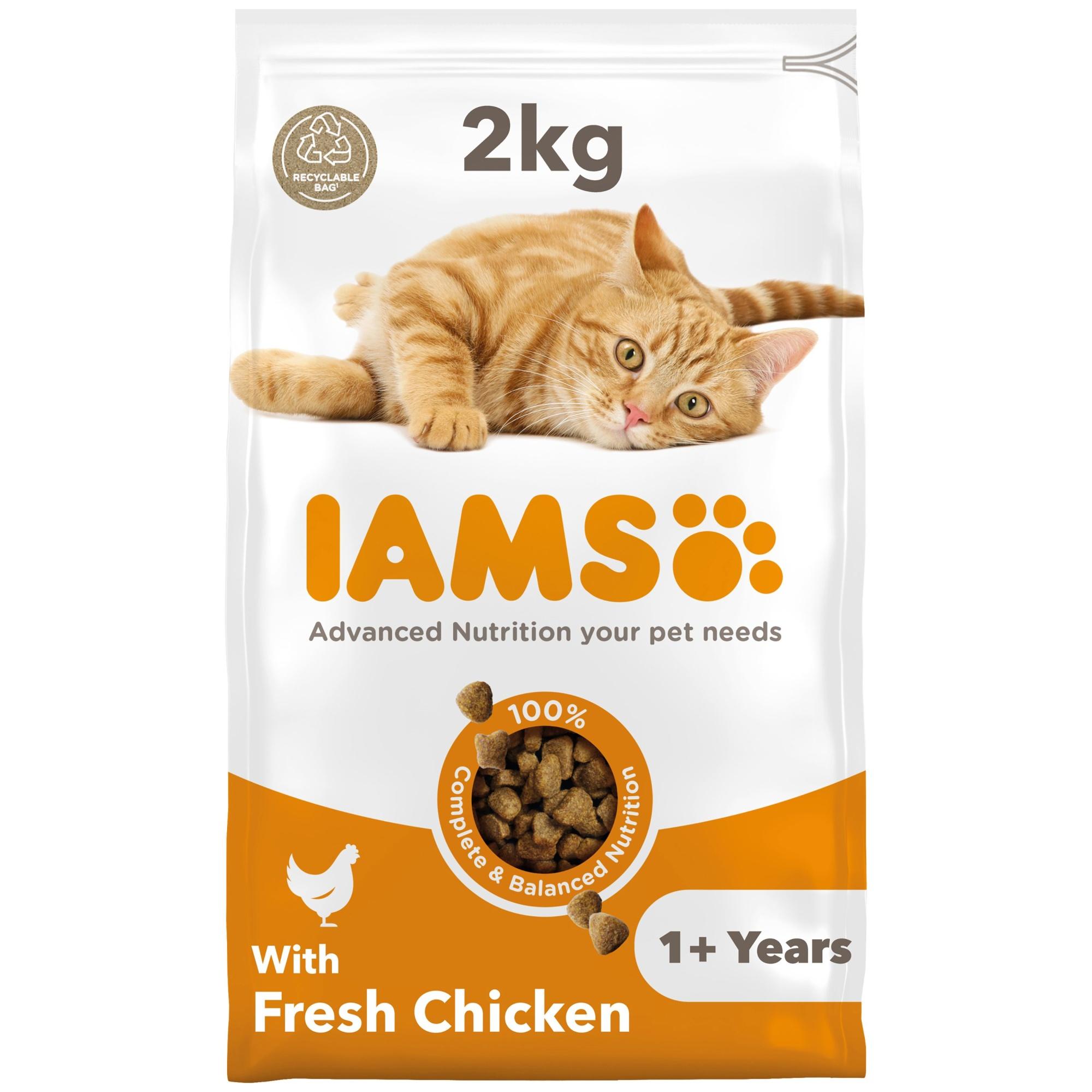Iams Vitality Adult Cat With Fresh Chicken 2kg Image 1