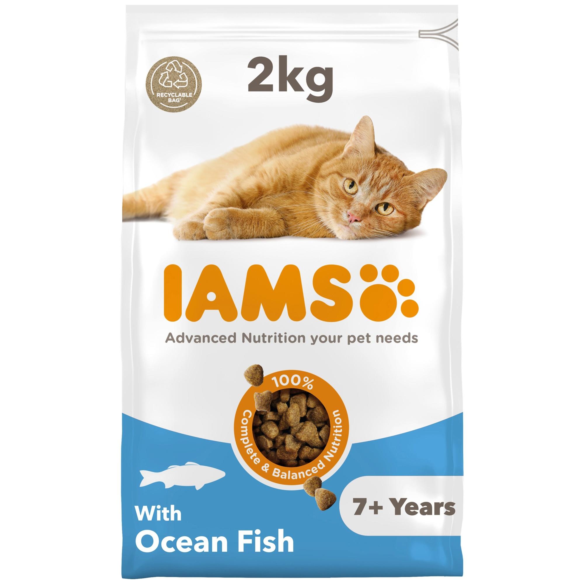 Iams Vitality Senior Cat With Ocean Fish 2kg Image 1