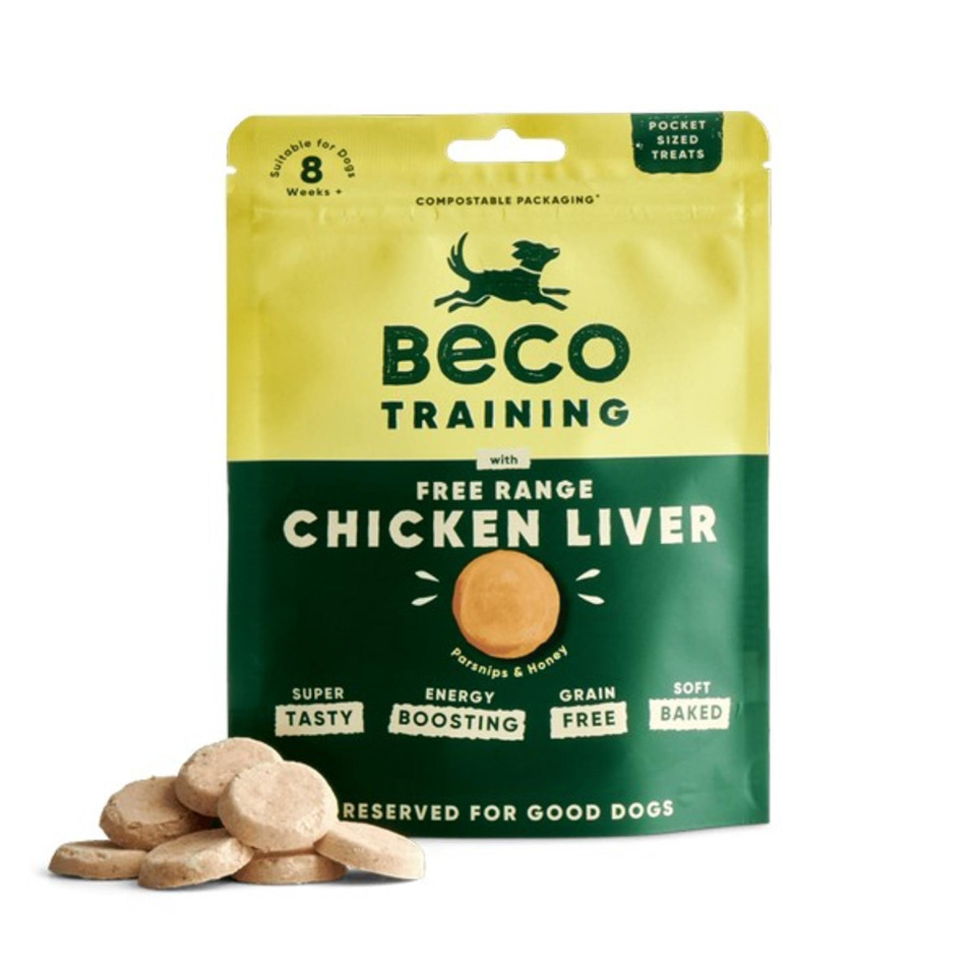 Beco Dog Treats Free Range Chicken Liver 60g Image 1
