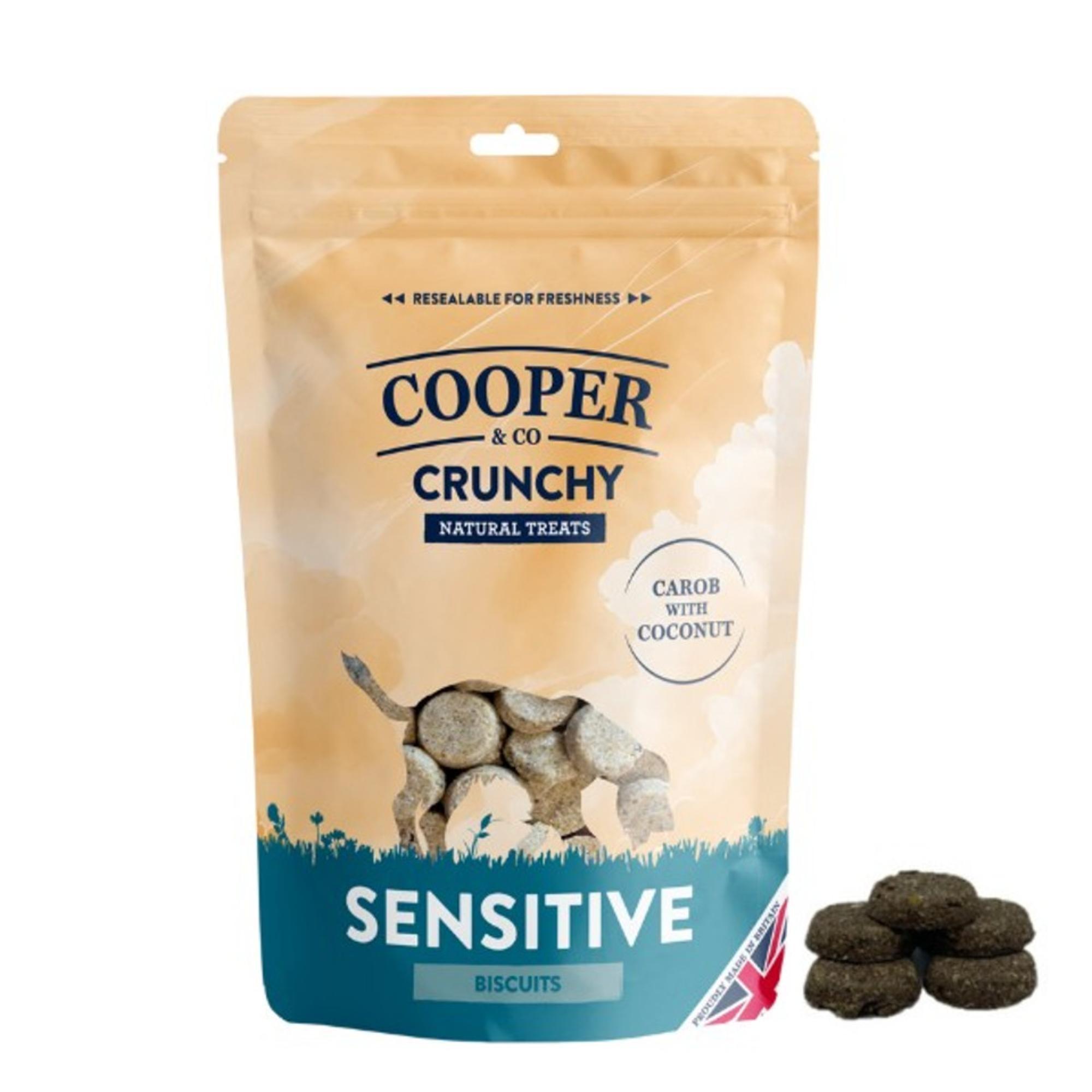 Cooper & Co Crunchy Biscuit Sensitive Carob with Coconut for Dogs 135g Image 1