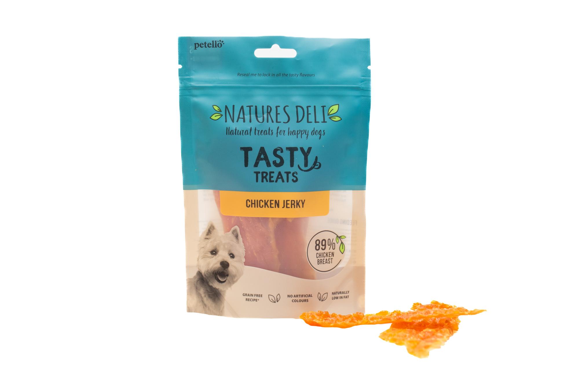 Natures Deli Chicken Jerky for Dogs 100g Image 1