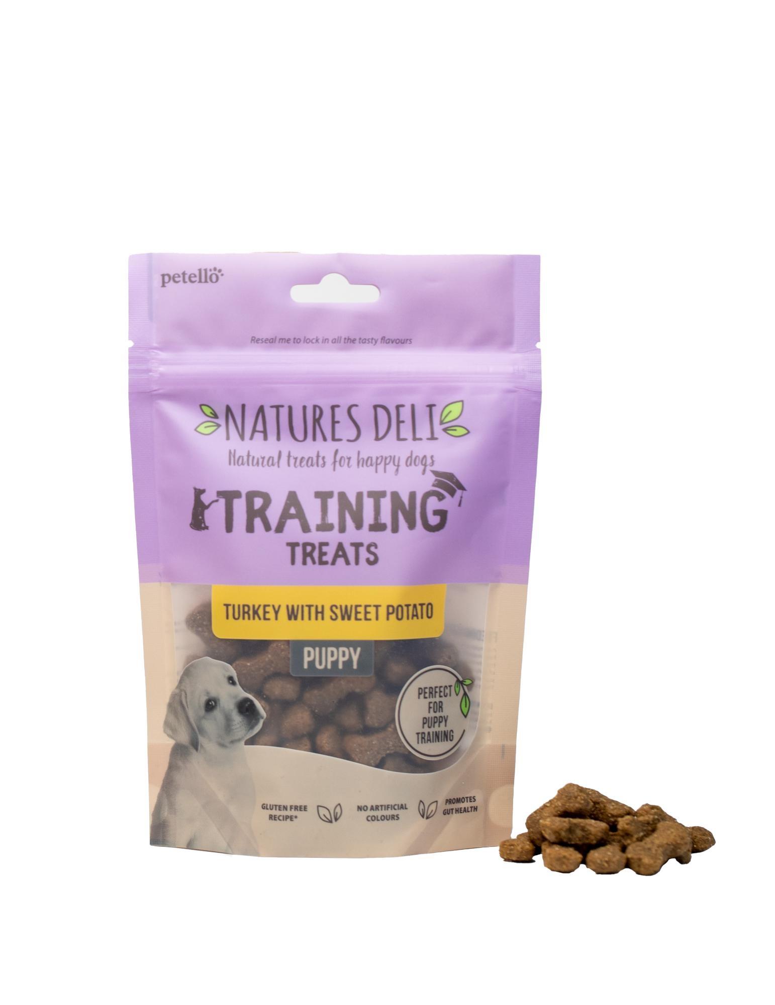 Natures Deli Puppy Training Treats Turkey With Sweet Potato 100g Image 1