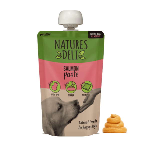 Natures Deli Salmon Paste Pouch for Dogs 100g Image 1
