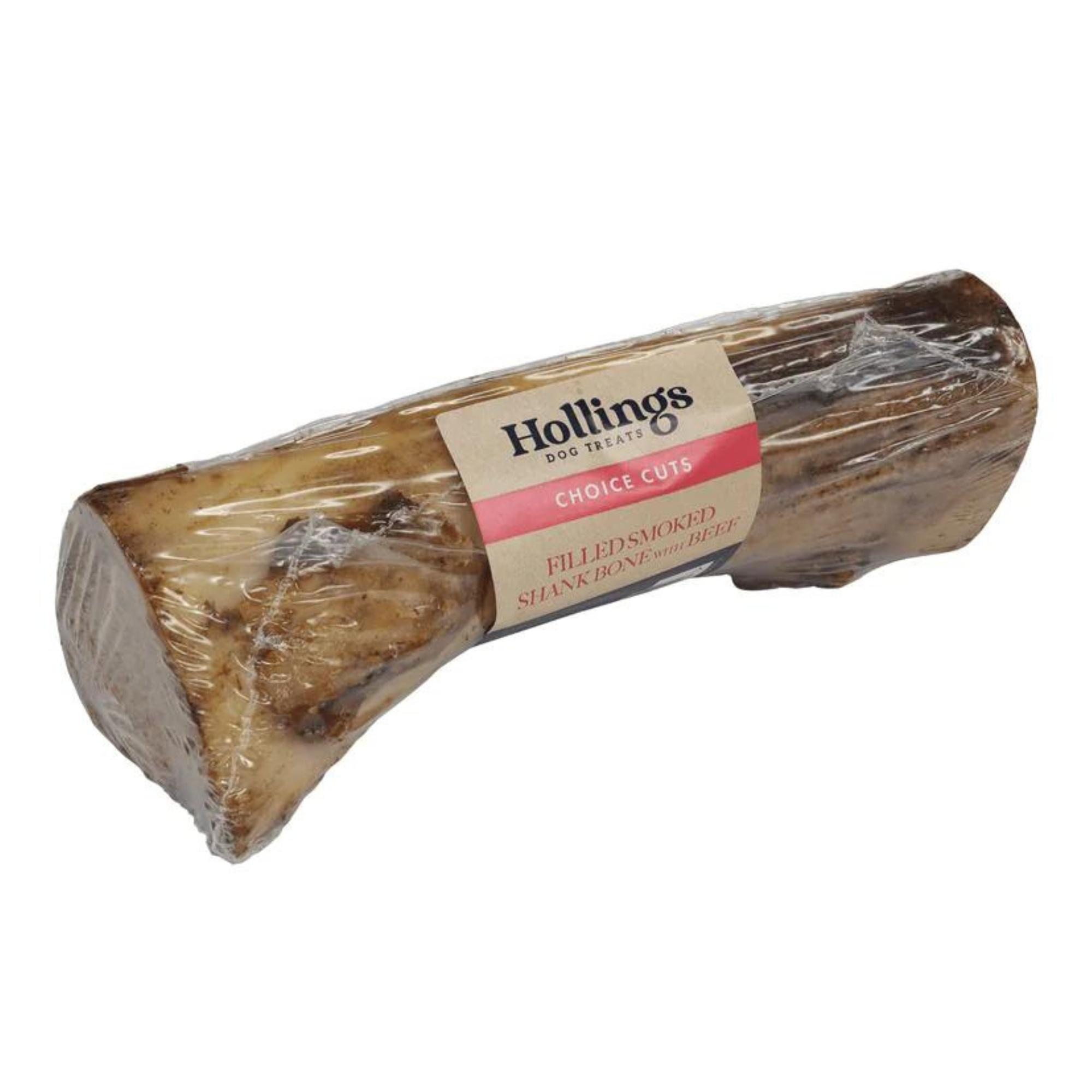 Hollings Smoked Filled Shank Bone for Dogs 100g Image 1