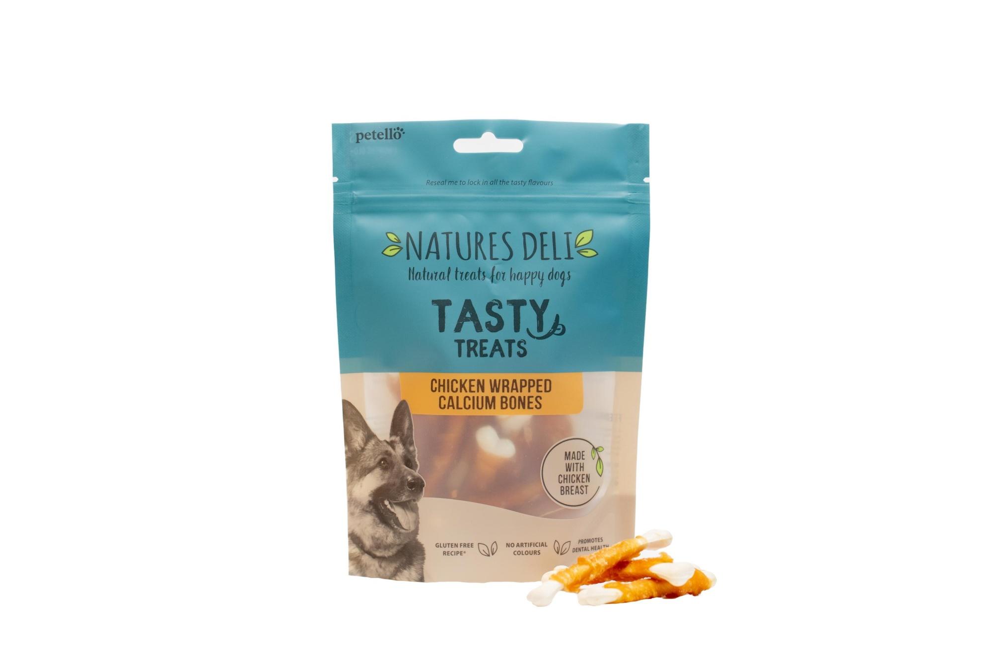 Natures Deli Chicken Wrapped Calcium Bone for Dogs 100g Image 1