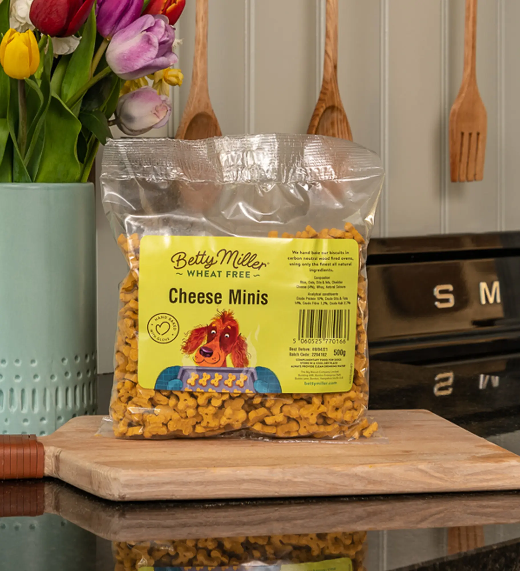 Betty Millers Cheese Minis for Dogs 400g Image 1