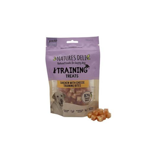 Natures Deli Training Bites Chicken with Cheese 100g Image 1