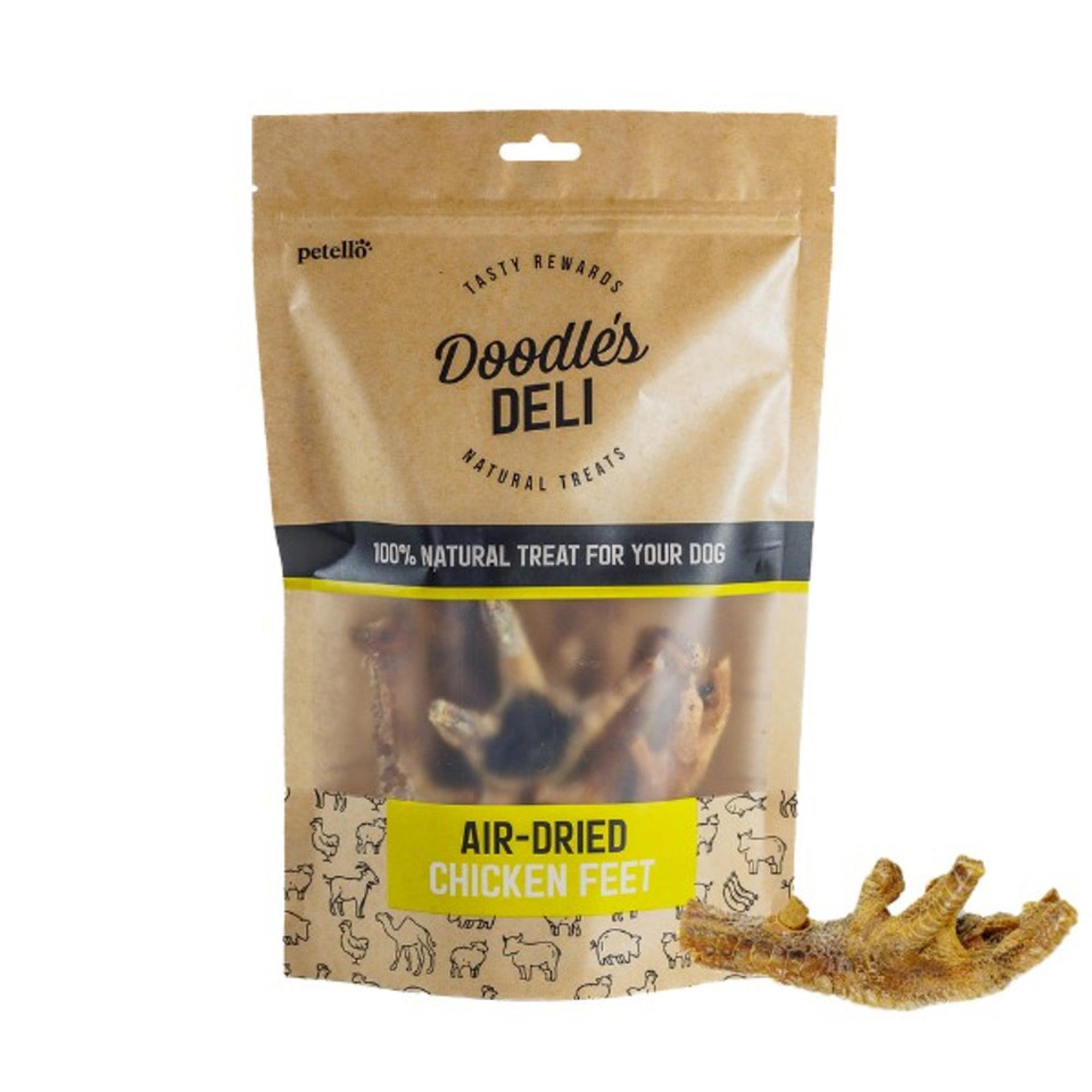 Doodles Deli Air Dried Chicken Feet for Dogs 100g Image 1