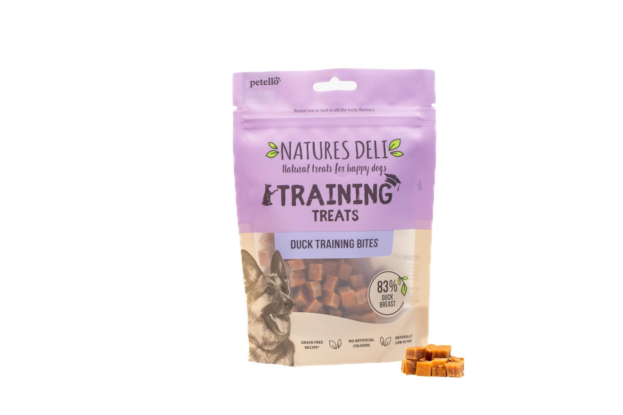 Natures Deli Duck Training Bites for Dogs 100g Image 1