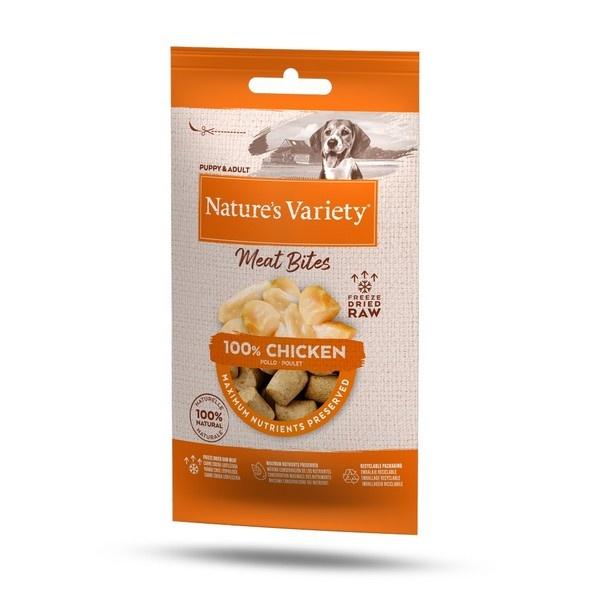 Natures Variety Freeze Dried Bites Chicken 20g Image 1