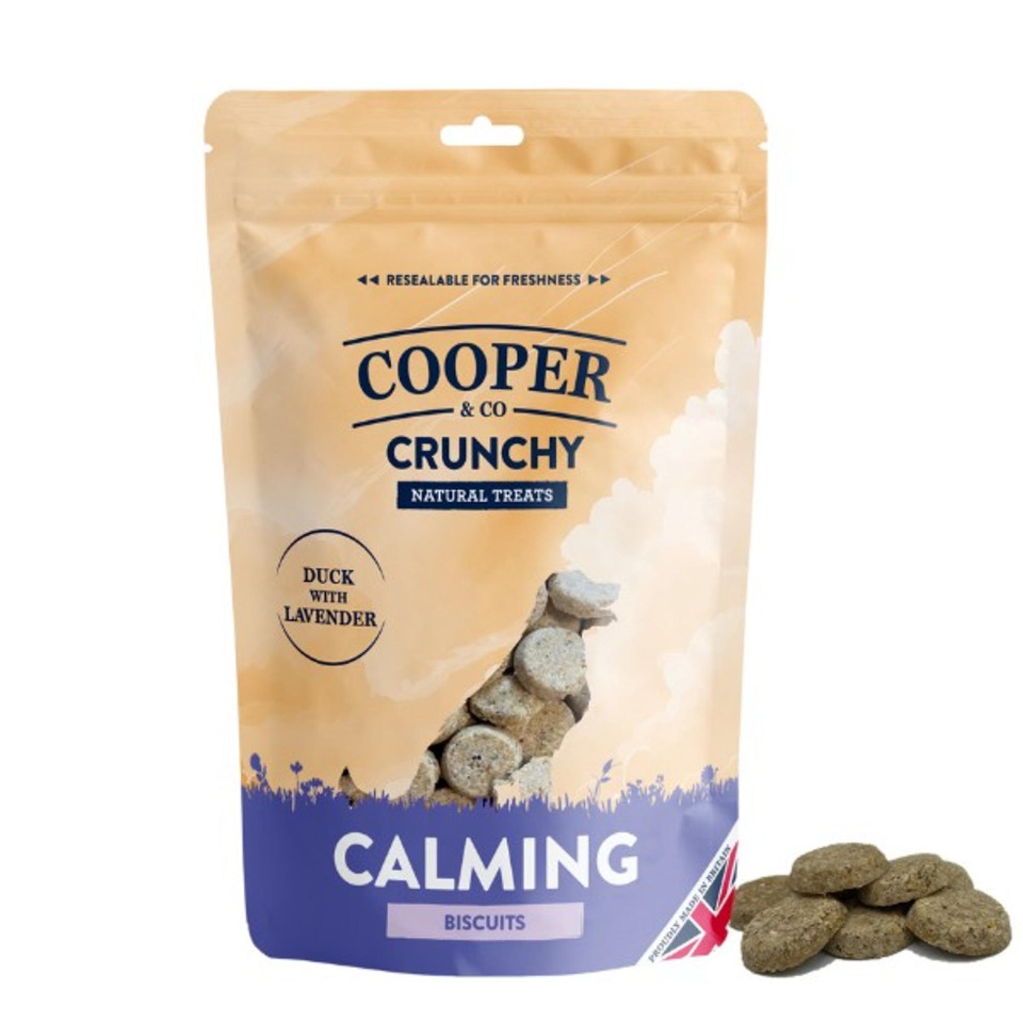 Cooper & Co Crunchy Biscuit Calming Duck with Lavender for Dogs 135g Image 1
