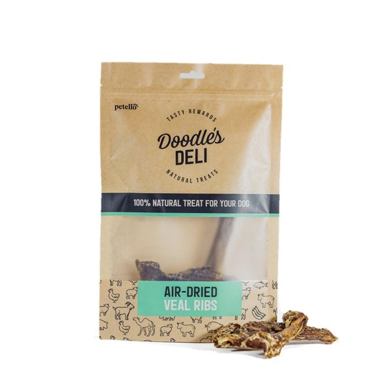 Doodles Deli Air Dried Veal Ribs for Dogs 75g Image 1
