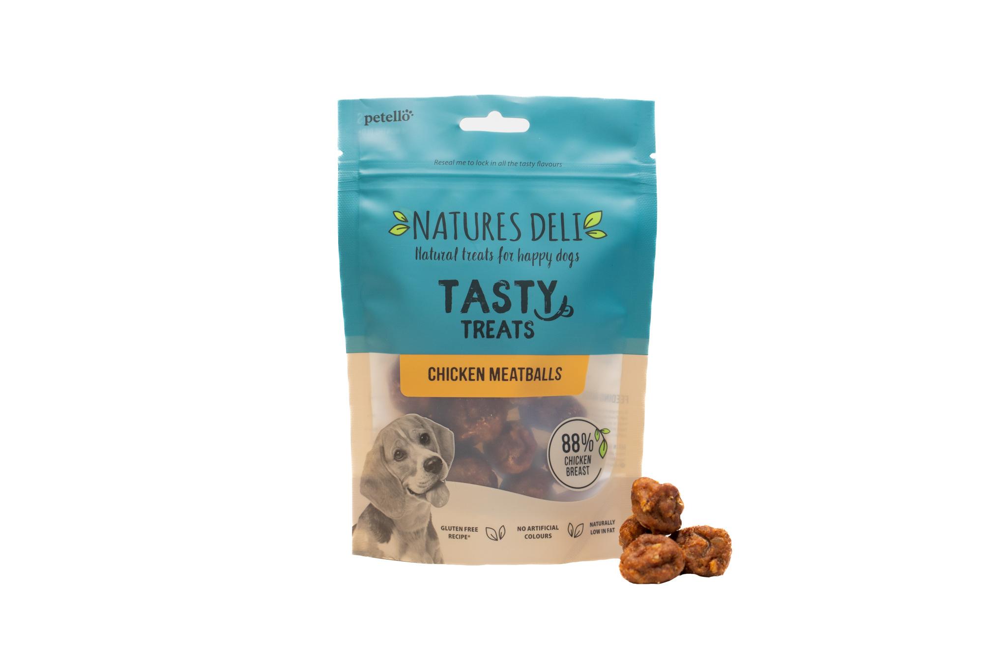 Natures Deli Chicken and Rice Meatball for Dogs 100g Image 1