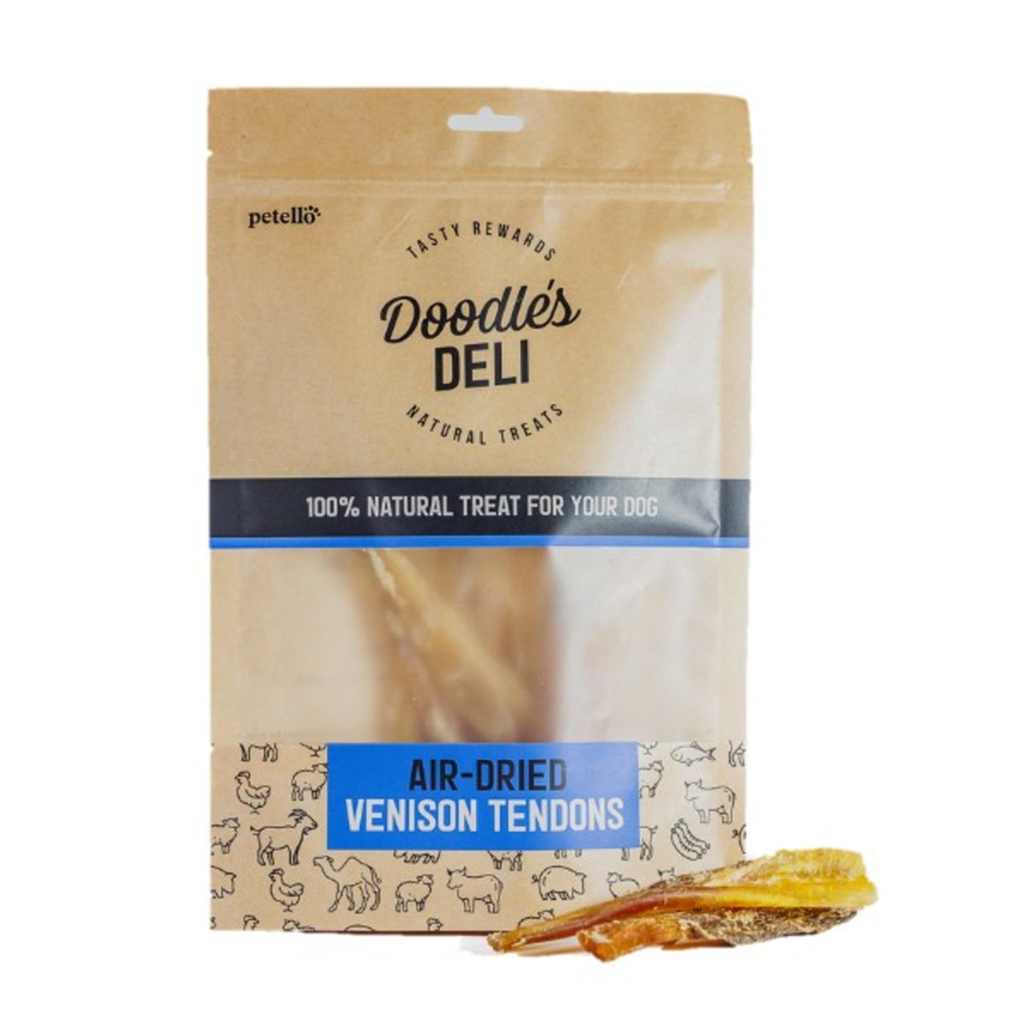 Doodles Deli Air Dried Venison Tendon for Dogs 120g Image 1