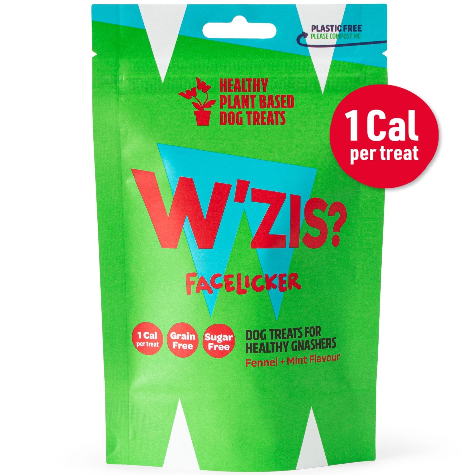 WZIS Healthy Dog Treats (1cal) Facelicker 80g Image 1