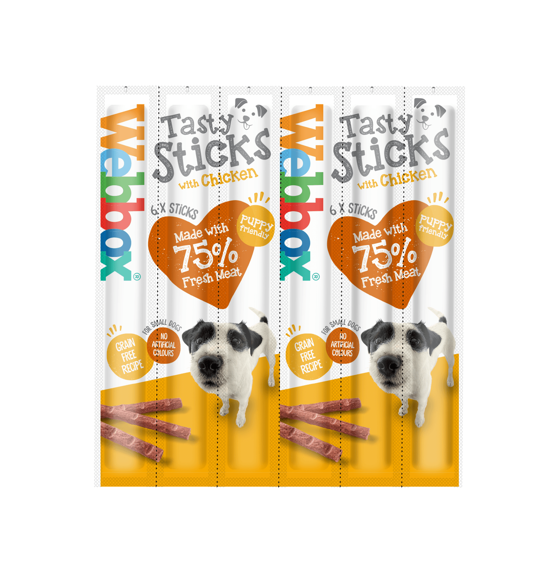 Webbox Small Dogs Delight Sticks Chicken, 30g Image 1