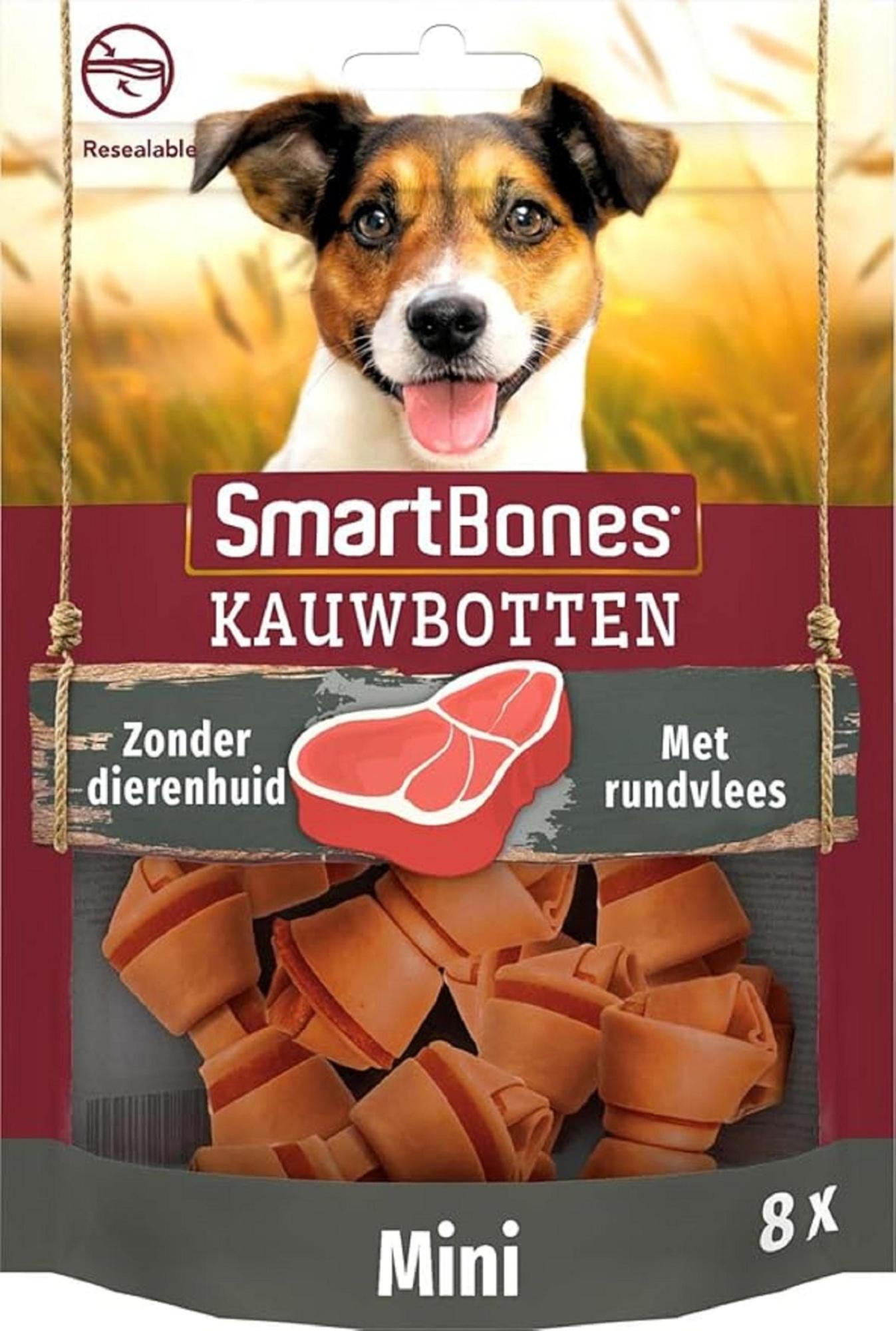 Smartbones No Hide Beef Mini 8 Pk Dog Treats Image 1