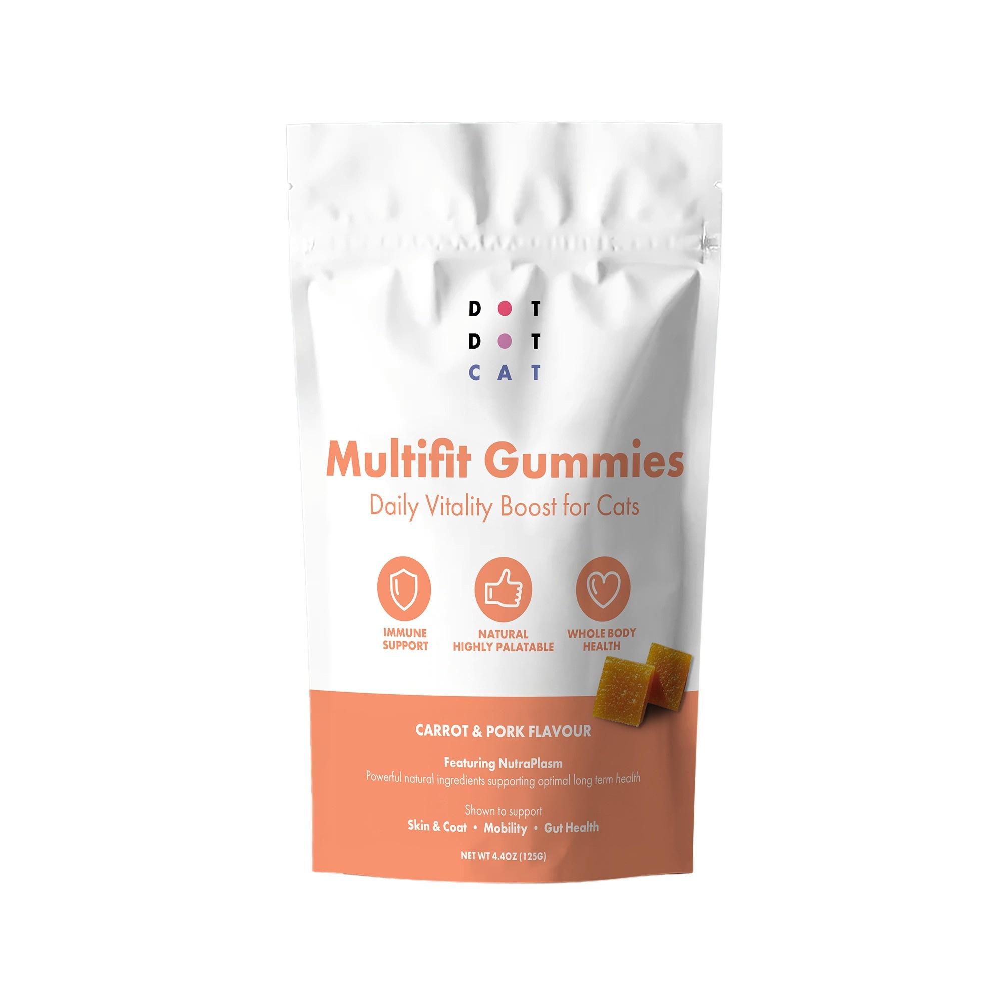 DotDotPet Multifit Gummies Cat 125g Image 1