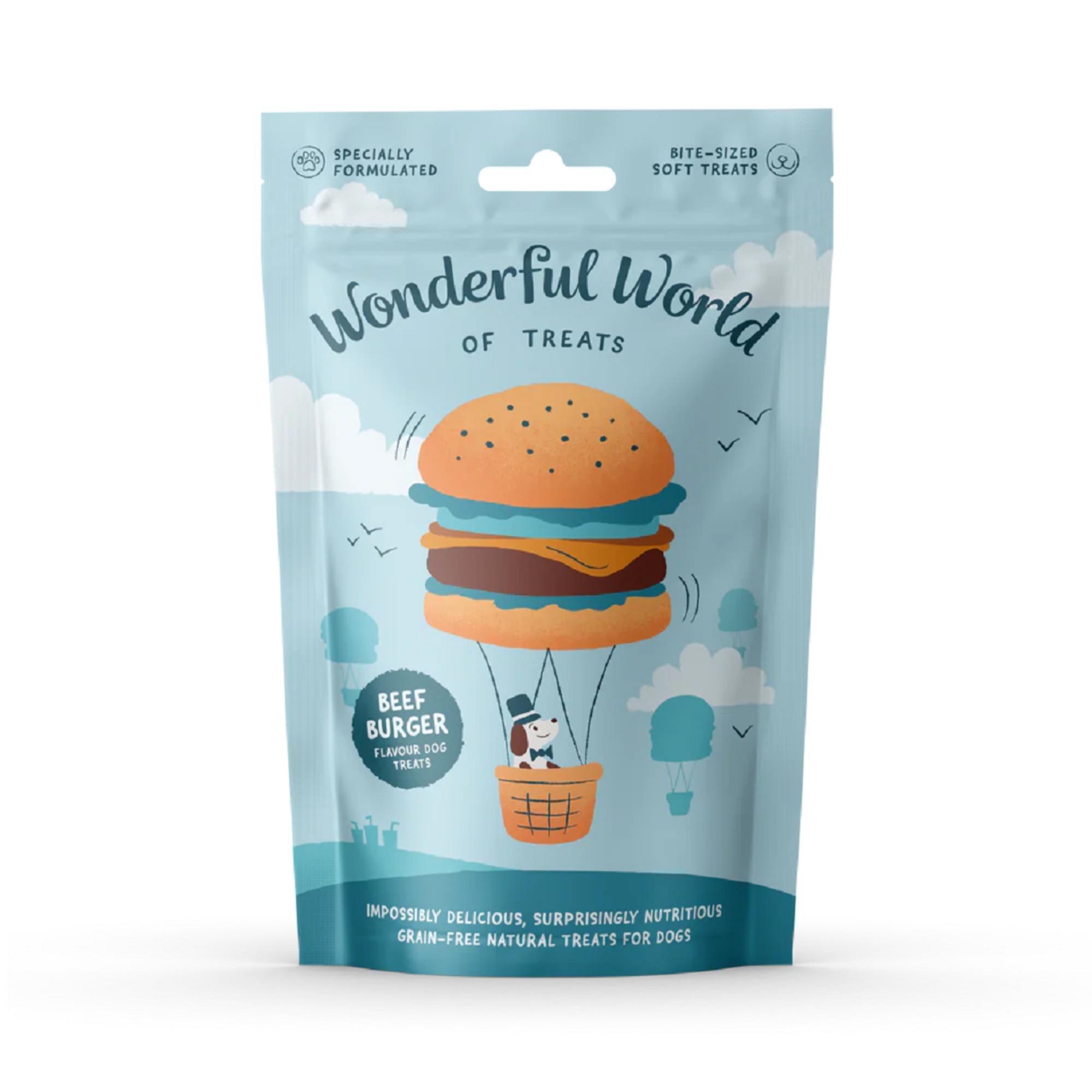 Wonderful World of Treats Burger Dog Treats 50g Image 1