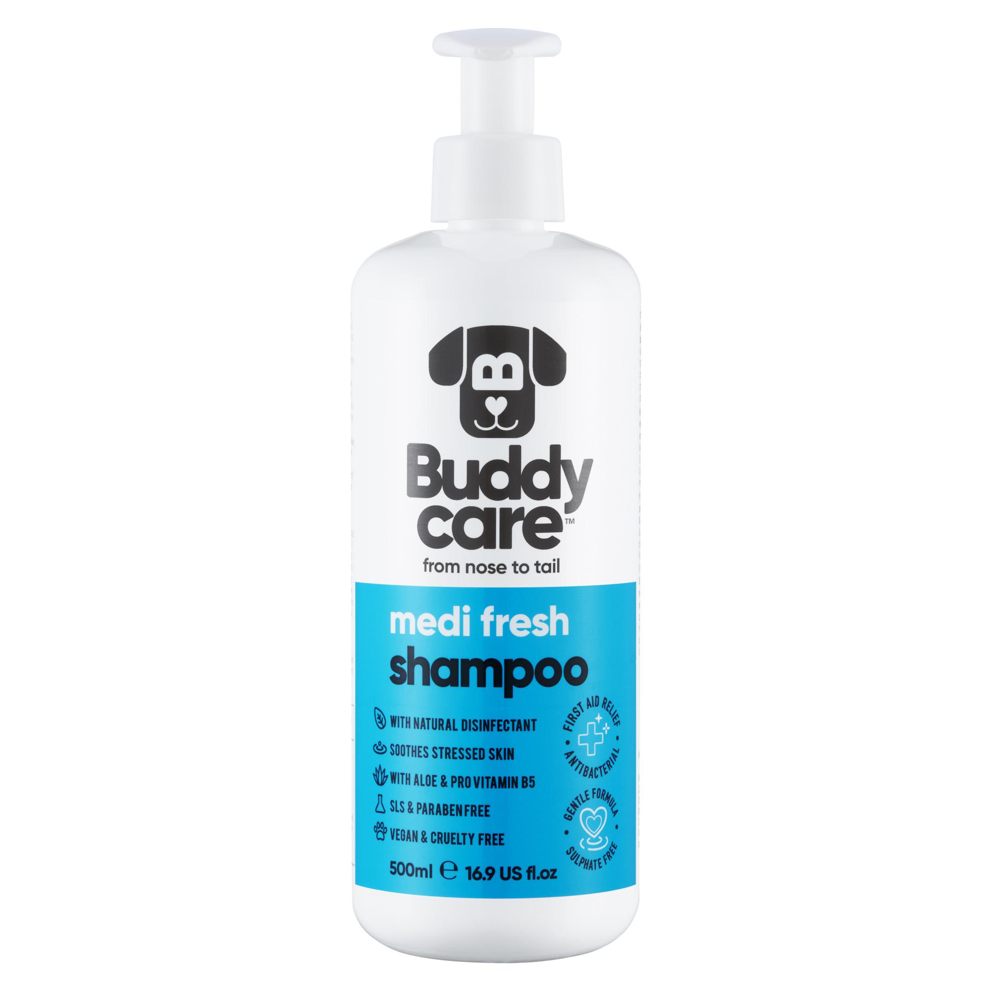 Buddycare Dog Shampoo - Medi Fresh - 500ml / 16.9 fl oz Image 1