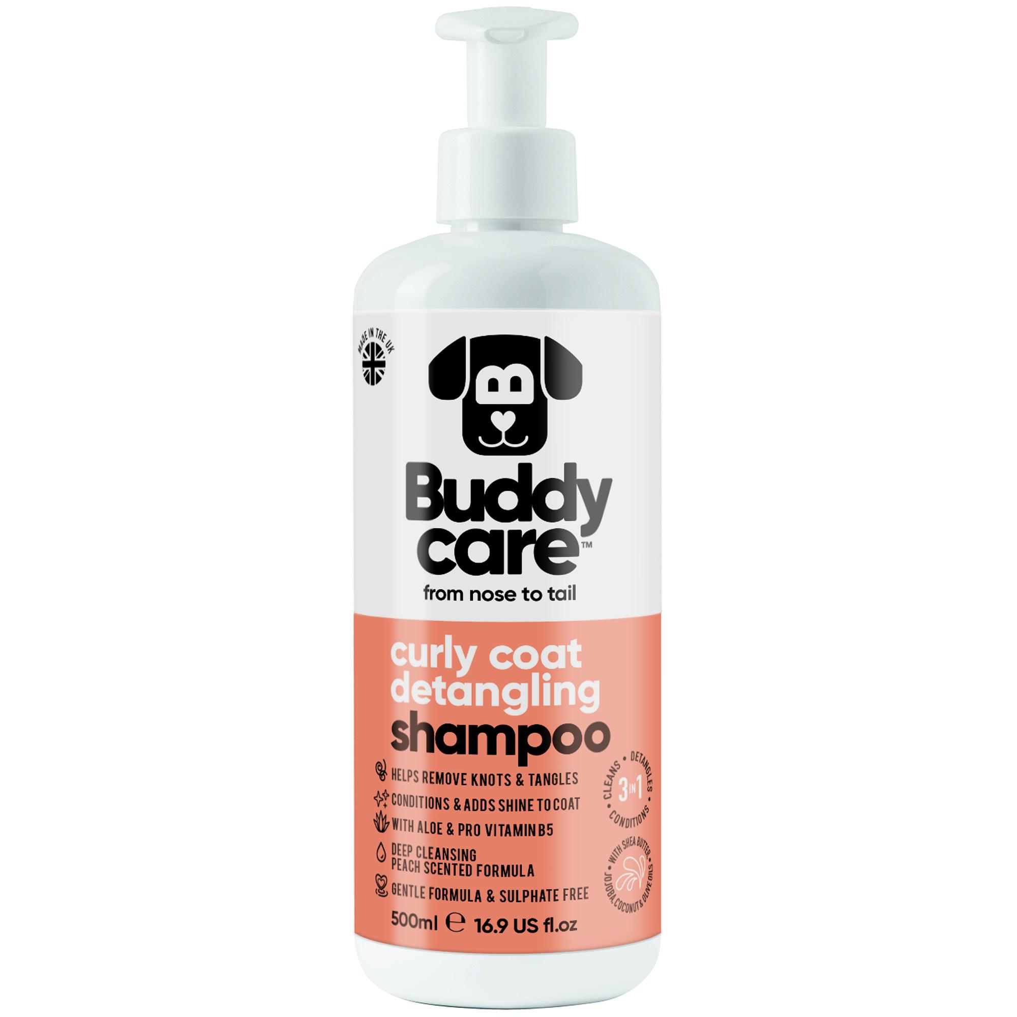 Buddycare Dog Shampoo - Curly Coat Detangling - 500ml / 16.9 fl oz Image 1