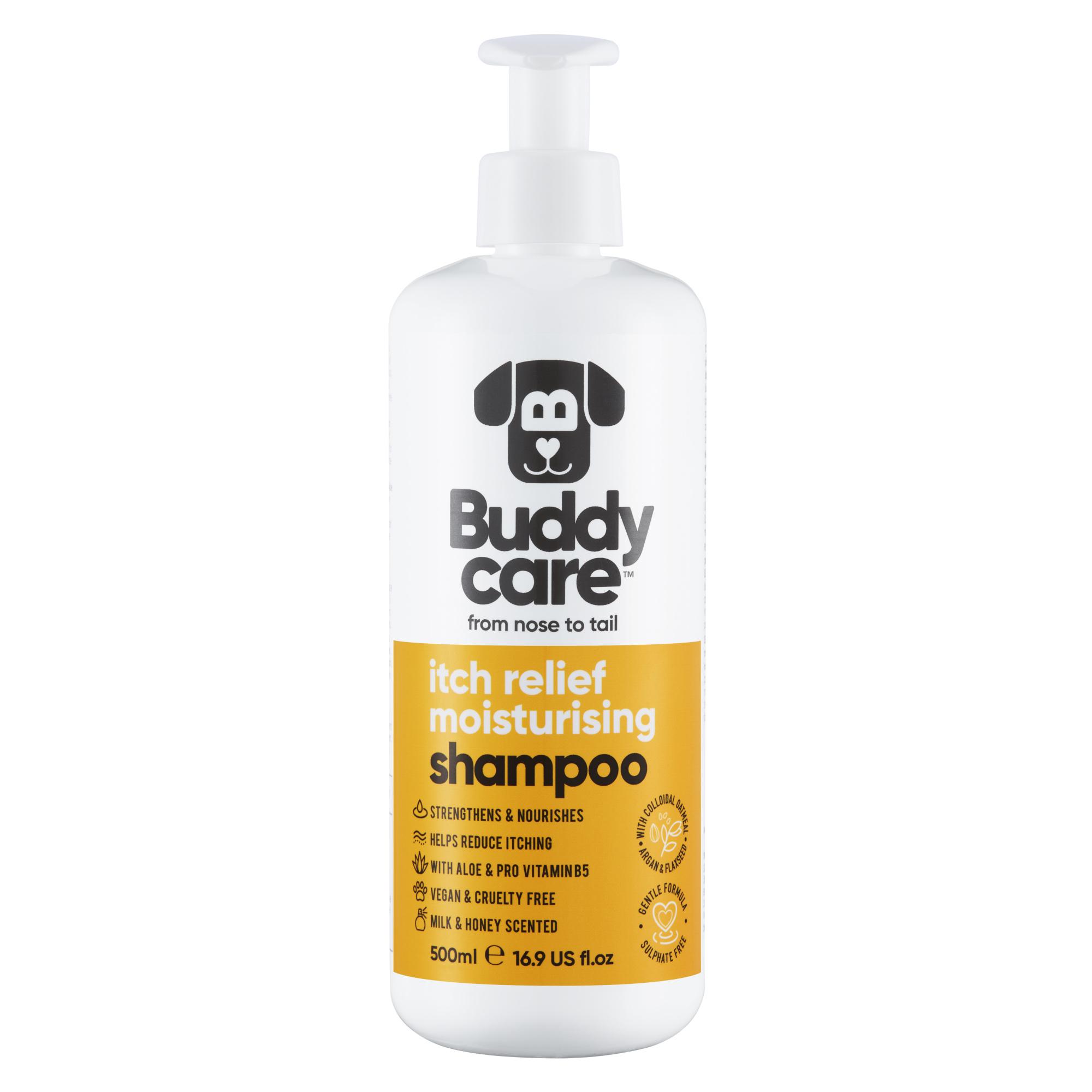 Buddycare Dog Shampoo - Itch Relief - 500ml / 16.9 fl oz Image 1