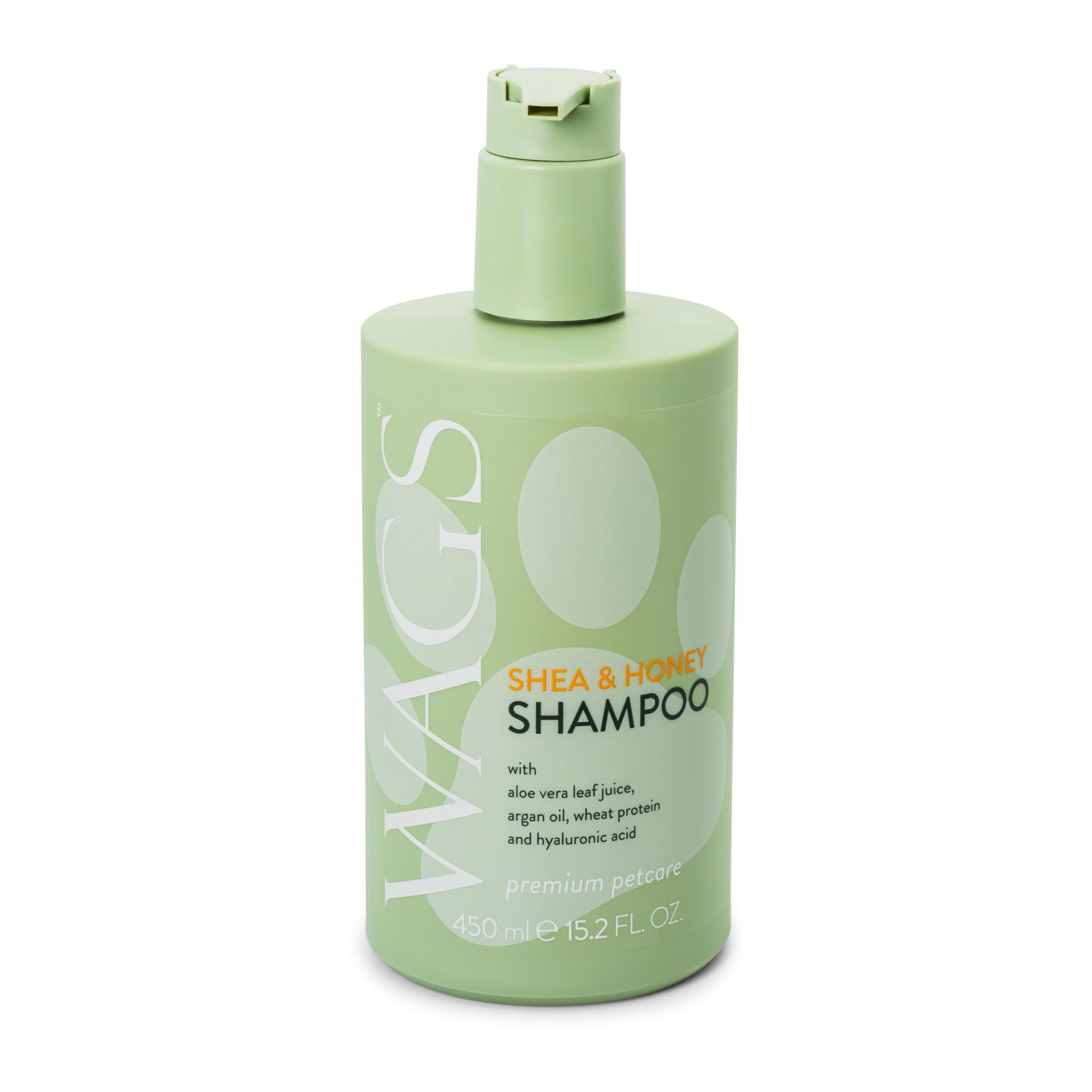 WAGS Shea & Honey fragrance Shampoo for Dogs 450ml Image 1